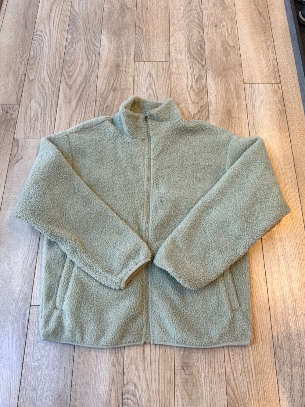 Hype Green Fleece Jacket size S